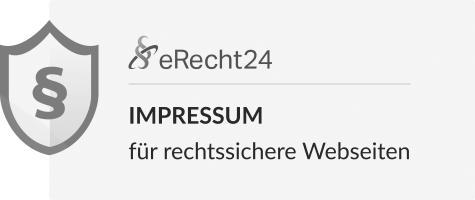 Siegel Impressum | Text als Agenturpartner im eRecht24 Kunden Projektmanager individuell erstellt